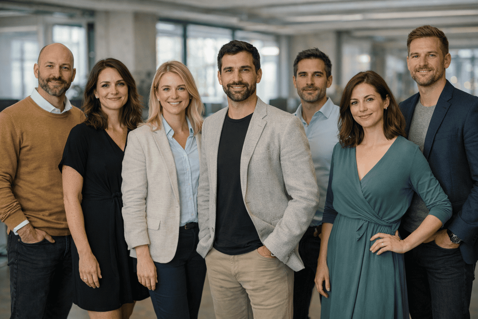 Team working on AI trading platform — Fondholm Emisvik